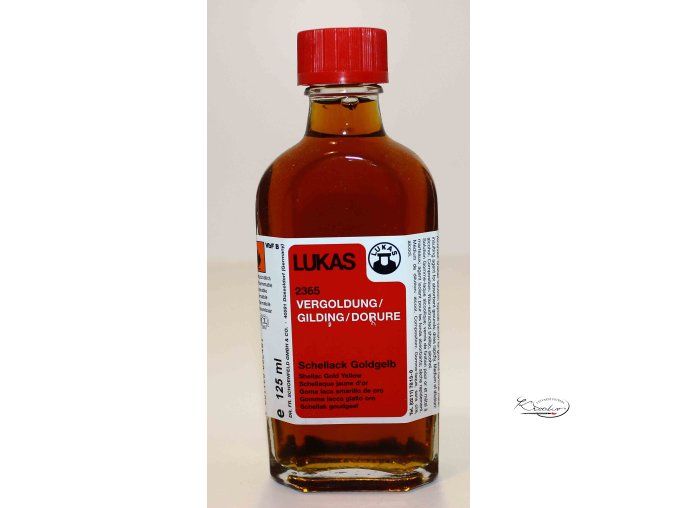 Šelak - pryskyřičný nátěr Lukas 125ml