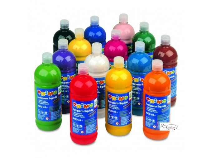 Tempera školní Primo 1000 ml - 250 Orange