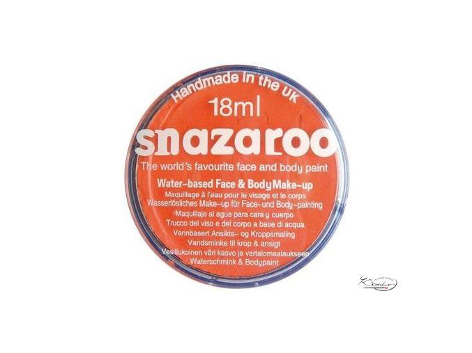Barva na obličej Snazaroo 18ml - 553 Oranžová