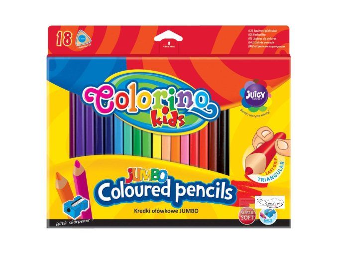 Pastelky Colorino Jumbo trio 18