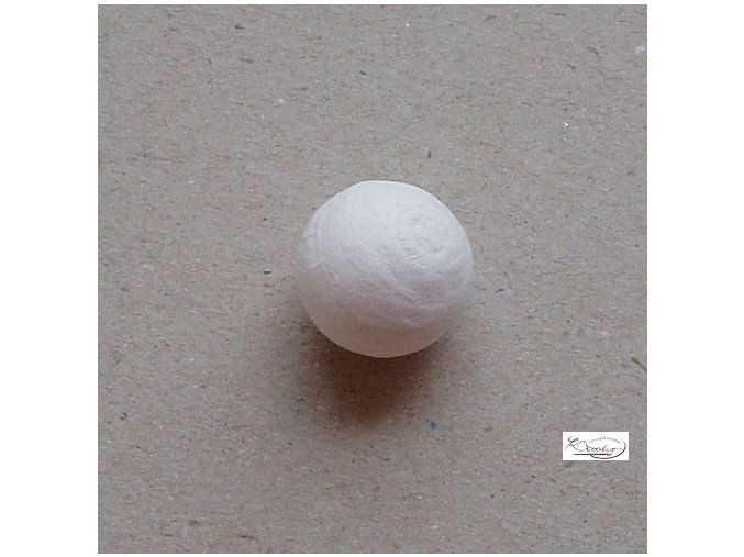 Vatové kuličky - bílé 19 mm/6 ks
