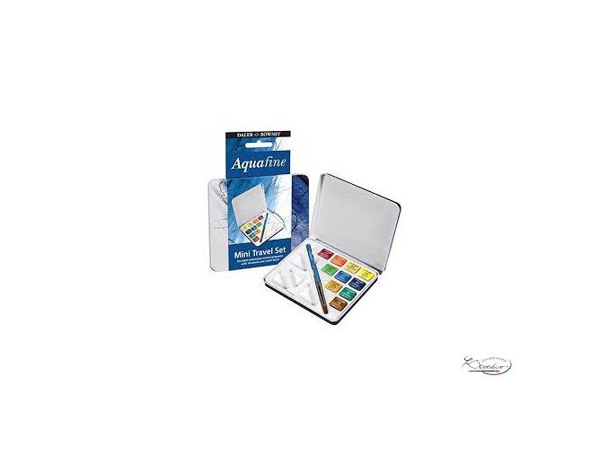 Akvarelové barvy - Aquafine Mini travel set 10