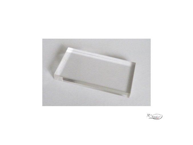 Akrylový blok pro gelová razítka 102x102x8mm
