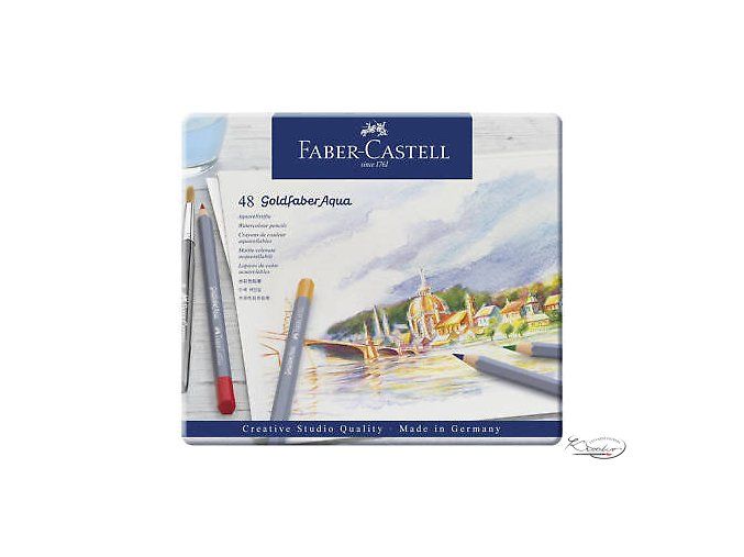 Akvarelové pastelky Goldfaber Aqua Faber-Castell 48