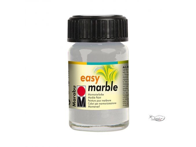 Mramorovací barva easy marble 15ml 082 Silver
