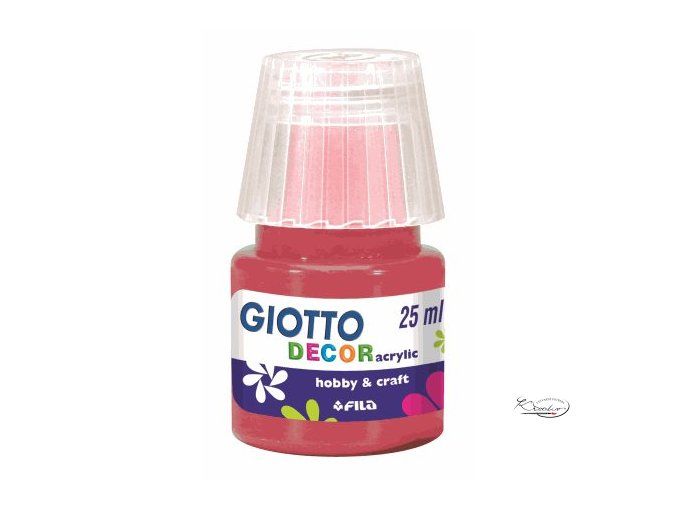 Akrylová barva Giotto Decor Matt 25ml - karmínová
