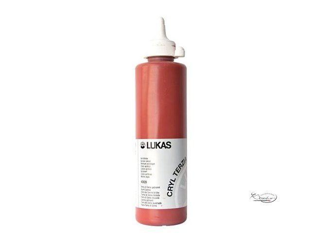 Akrylová barva LUKAS "Cryl Terzia" 500ml - Sienna pálená
