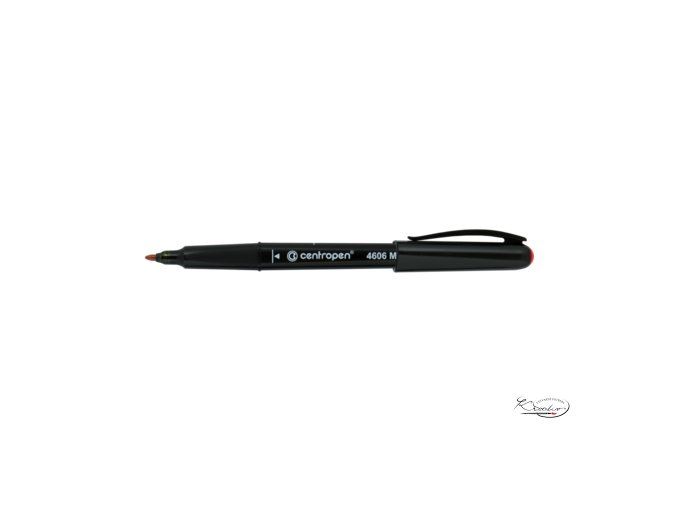 Speciál popisovač Centropen 4606 na CD/DVD/BD - červený