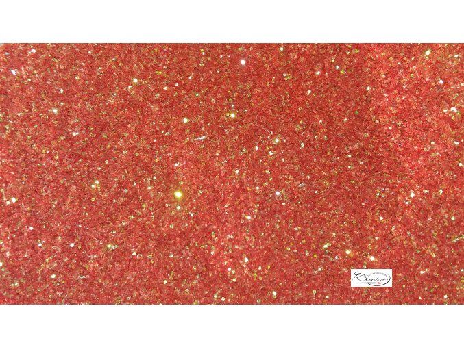 Glitterový pudr 20g - oranžový
