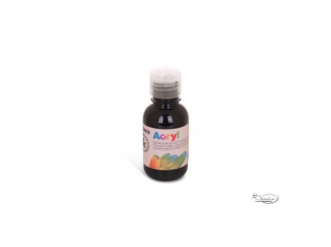 Akrylová barva Primo 125 ml - černá