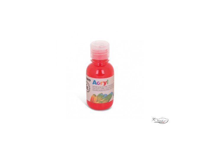 Akrylová barva Primo 125 ml - červená
