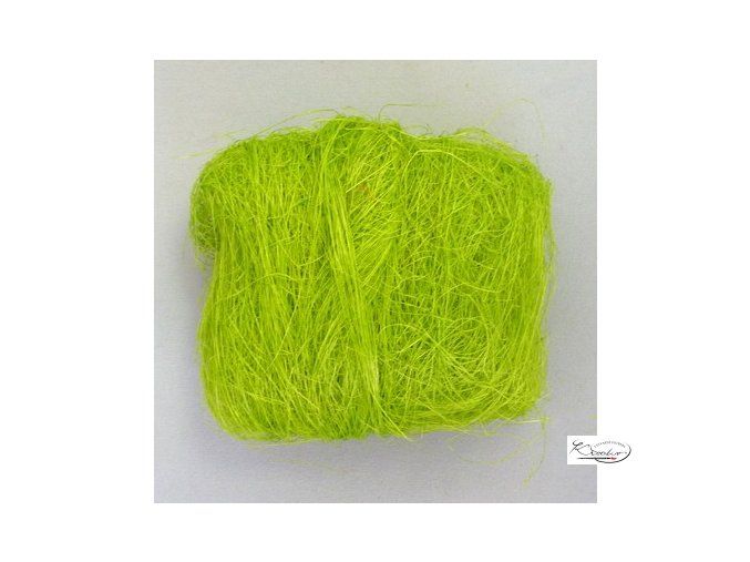 Sisalové vlákno 25g - jarní zeleň