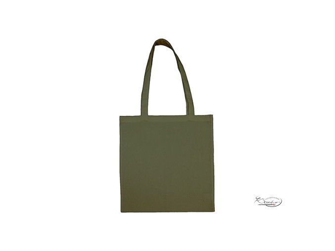 Taška bavlněná 42x38 cm - khaki