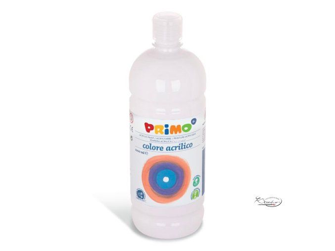 Akrylová barva Primo 1000 ml -  bílá