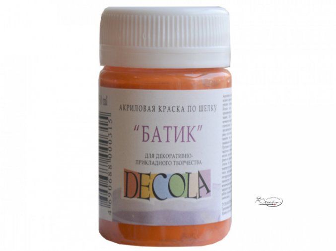 Akrylová barva na hedvábí Deco Batik 50 ml - 315 Orange