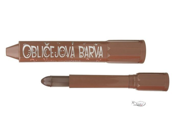 BARVA NA OBLIČEJ A TĚLO V TUŽCE - Hnědá