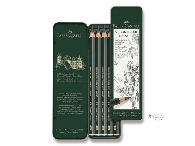 Sada grafitových tužek Faber-Castell Jumbo 5