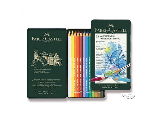 Akvarelové pastelky Albrecht Dürer Faber-Castell 12