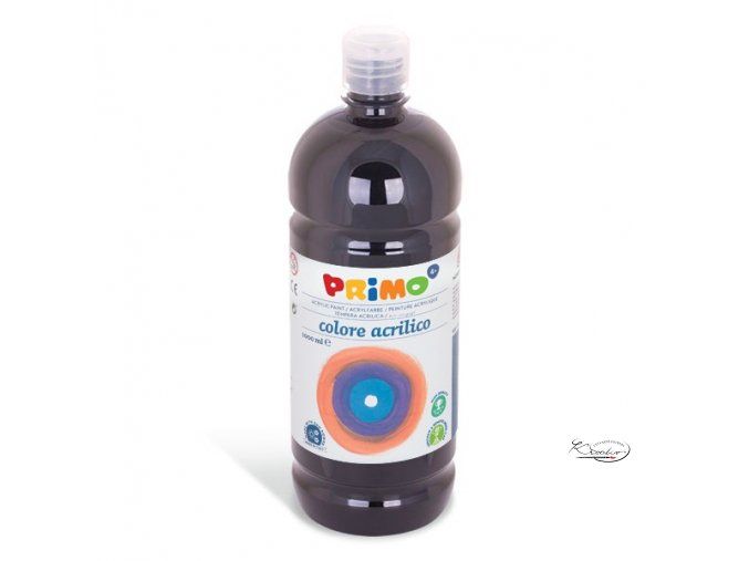 Akrylová barva Primo 1000 ml - černá