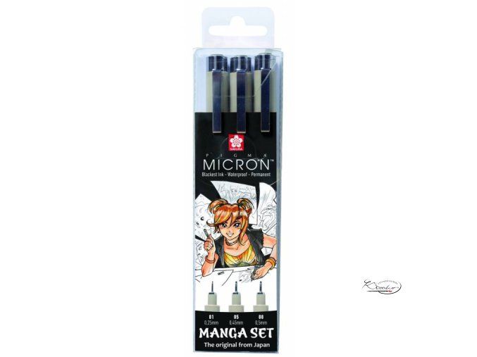 SAKURA PIGMA MICRON Manga set 3