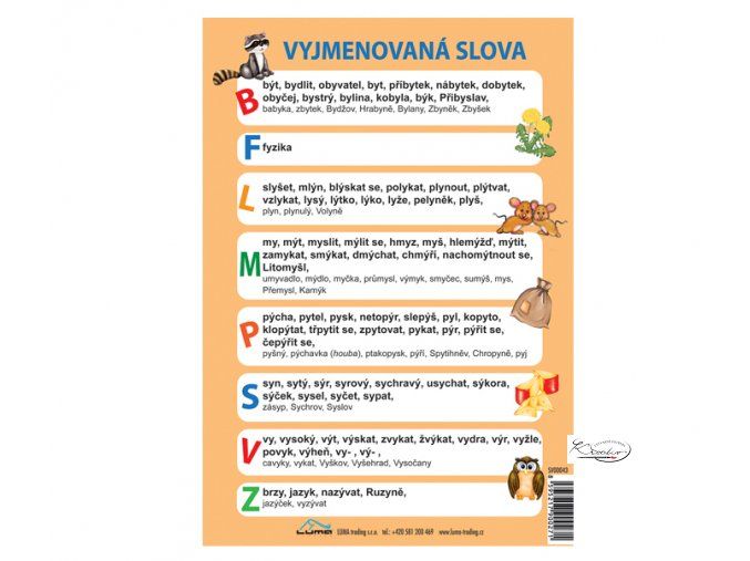 Vyjmenovaná slova A5