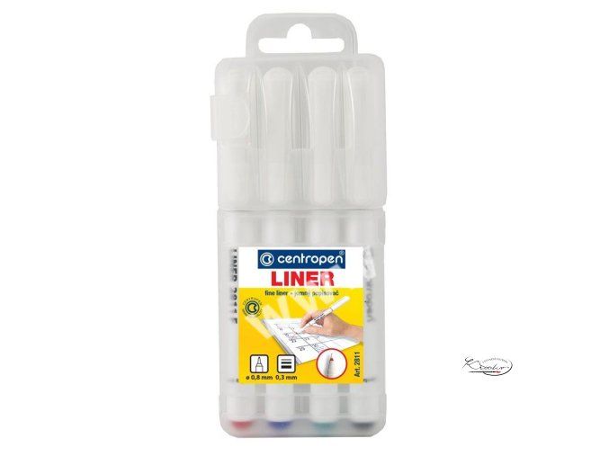 Centropen Liner 2811 0,3 mm - sada 4 barev