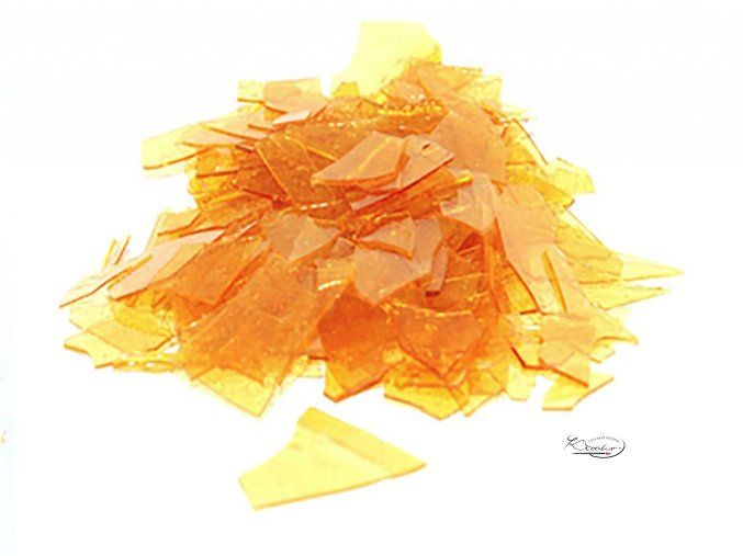Shellack šupinky 50 g  -  zlatá