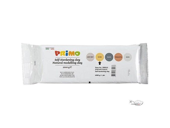 Samotvrdnoucí hmota PRIMO 1 kg - okrová