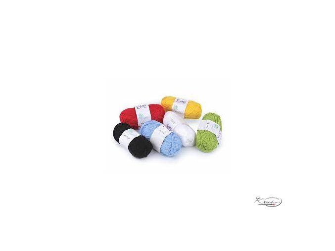 Pletací příze 6 x 25 g - mix barev