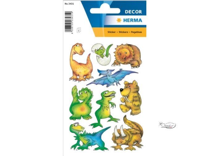 Samolepky - Dinosauři 3