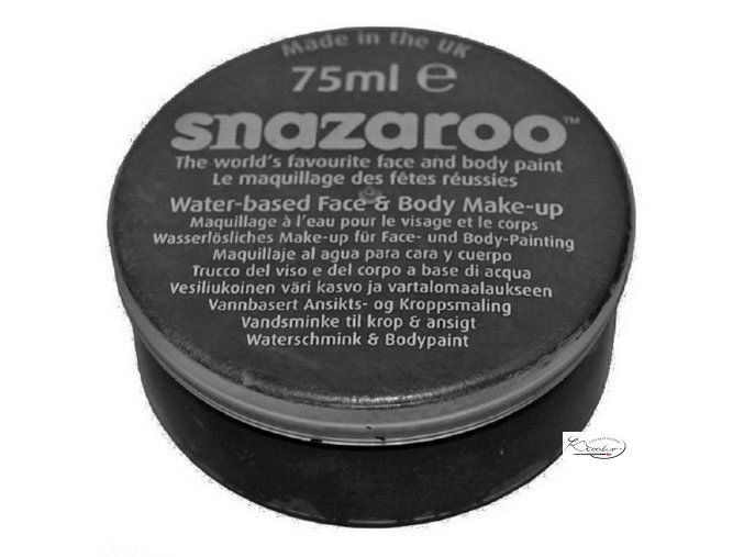 Snazaroo barva na obličej 75 ml - černá