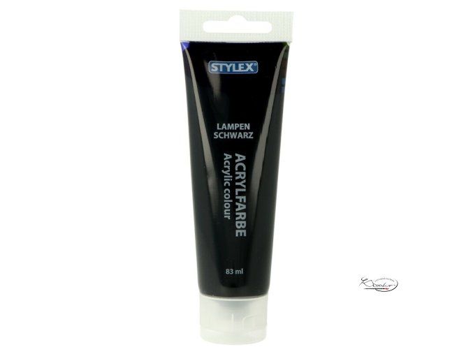 Akrylová barva Stylex 83 ml - Lampová černá