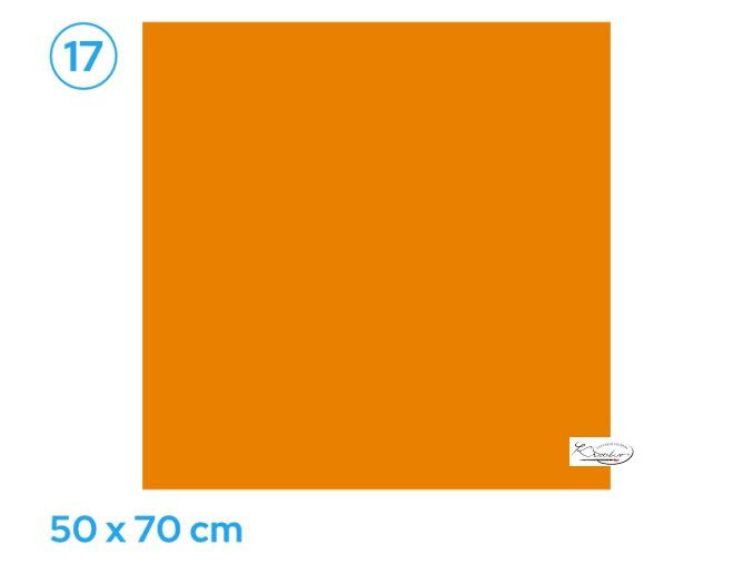 Papír barevný 50 x 70 cm - oranžový