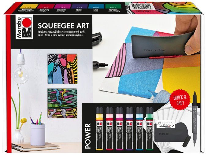 Akrylová sada Aqueegee Art Power