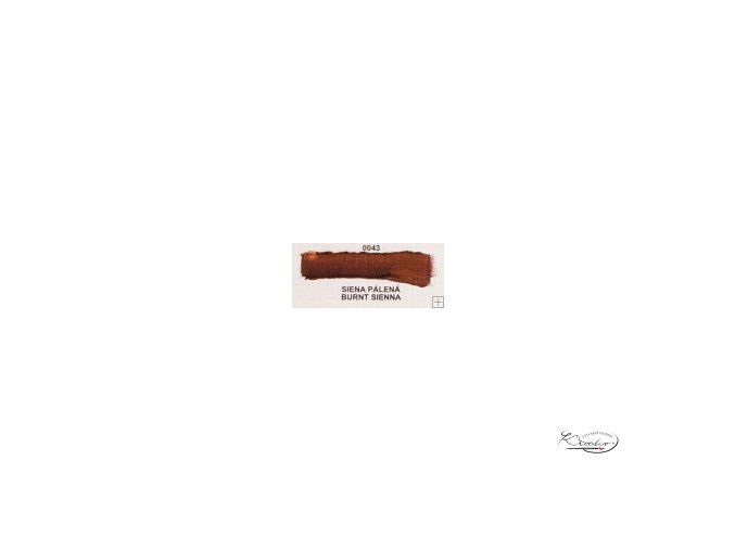 Olejová barva č. 0043 siena pálená 20ml