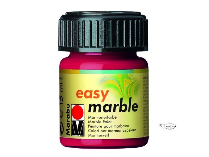 Mramorovací barva easy marble 15ml 031 červená třešňová