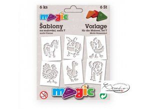 Magic papírové šablony sada Y - Farma