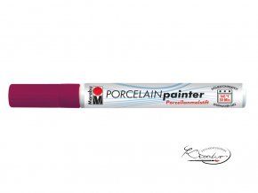 Porcelain painter - 034 / M - Bordó