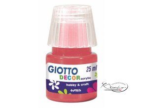 Akrylová barva Giotto Decor Matt 25ml - červená