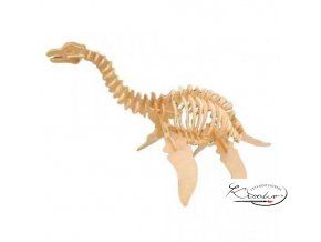 Dřevěná skládačka 3D puzzle - Plesiosaurus