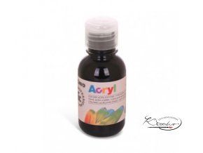Akrylová barva Primo 125 ml - černá
