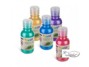 Barva na textil Primo 125ml - Metalická modrá