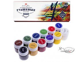 Sada kvašových temperových barev Master Class 12 x 40 ml