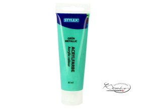Akrylová barva Stylex 83 ml - Zelená metalická