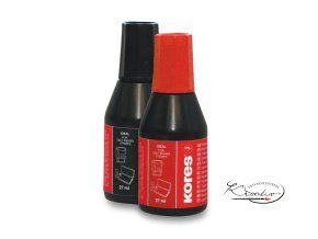 Razítkovací barva Kores 28 ml - černá