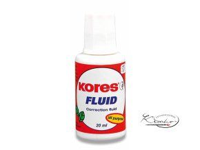 Opravný lak Kores Fluid - štěteček, 20 ml