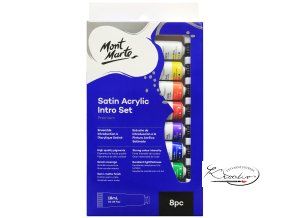 Akrylové barvy Monte Marte Basic 8 x 18 ml