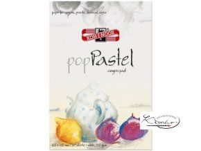 Blok pop Pastel Bílý 610x420mm