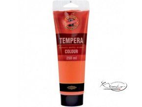 Tempera KIN 250 ml 1300 Rumělka červená