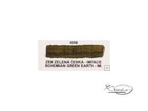 Olejová barva č. 0058 zem zelená česká imit. 20ml